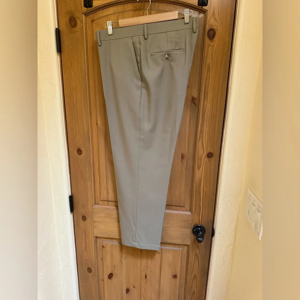 Haggar Men's Khaki Dress Pants - Picture 2 of 8